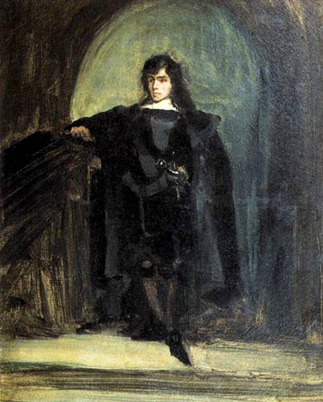 Eugene Delacroix Self-Portrait as Ravenswood